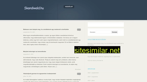 skandiwald.hu alternative sites