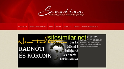 sonatina.hu alternative sites
