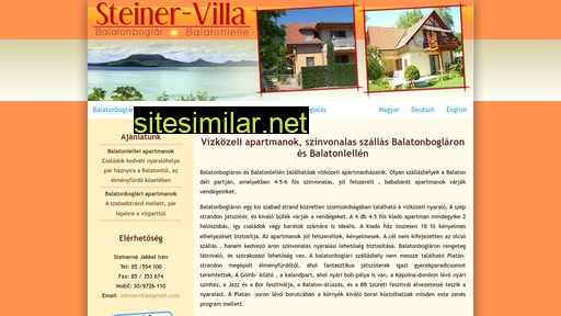 steiner-villa.hu alternative sites