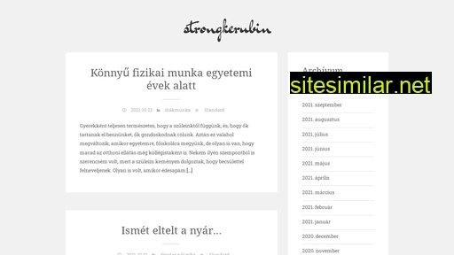 strongkerubin.hu alternative sites