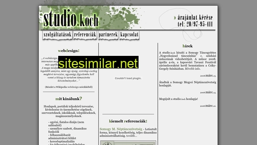 studiokoch.hu alternative sites