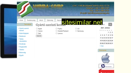summacomp.hu alternative sites