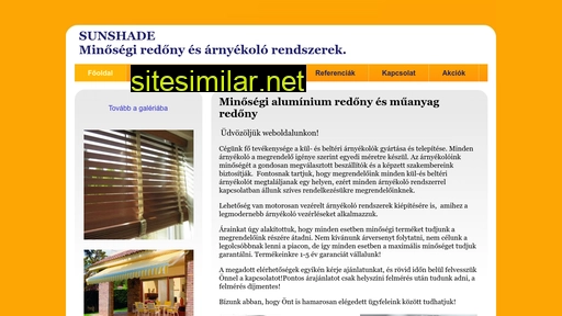 sunshade.hu alternative sites