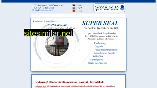 superseal.hu alternative sites
