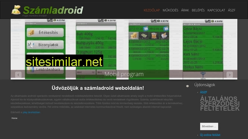 szamladroid.hu alternative sites