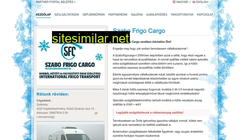 szabofrigocargo.hu alternative sites