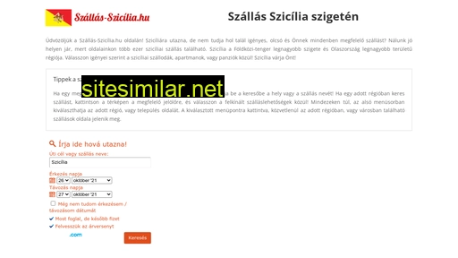 szallas-szicilia.hu alternative sites