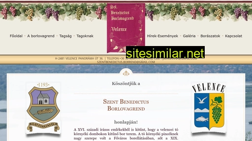 szentbenedictus.hu alternative sites