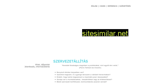 szervezetallitas.co.hu alternative sites