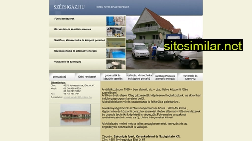 szecsigaz.hu alternative sites