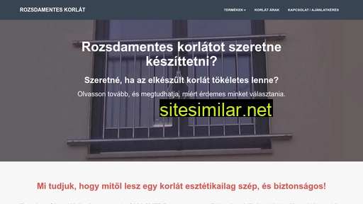 szereltinoxkorlat.hu alternative sites