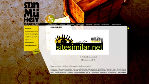 szinmuhely.hu alternative sites