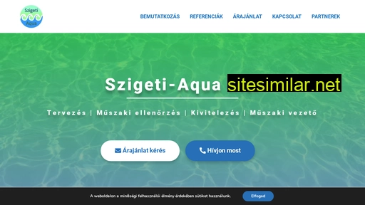 szigetiaqua.hu alternative sites