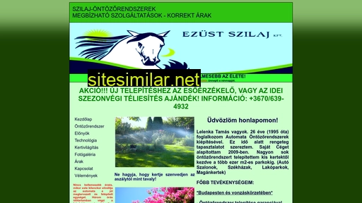 Szilaj-ontozorendszerek similar sites