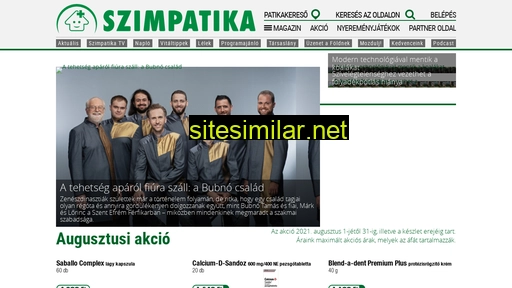 szimpatika.hu alternative sites