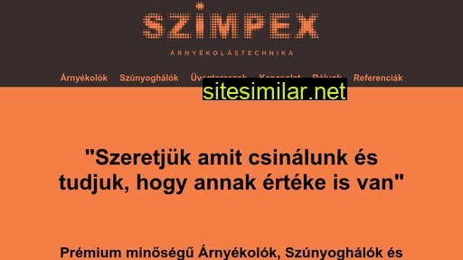 Szimpex similar sites