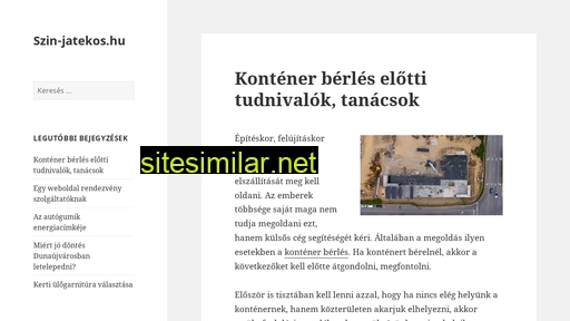 szin-jatekos.hu alternative sites
