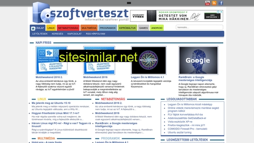 szoftverteszt.hu alternative sites