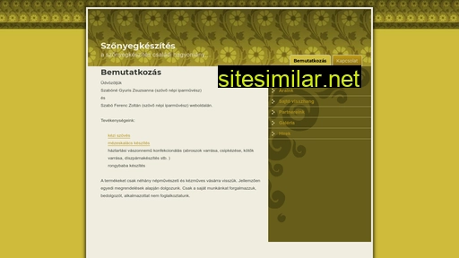 szonyegkeszites.hu alternative sites