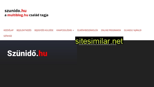 szunido.hu alternative sites
