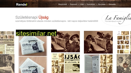 szuletesnapiujsag.hu alternative sites