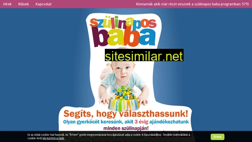 szulinaposbaba.hu alternative sites