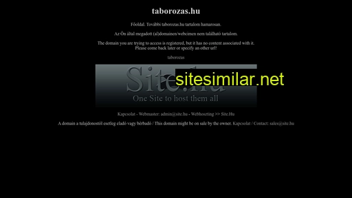 taborozas.hu alternative sites