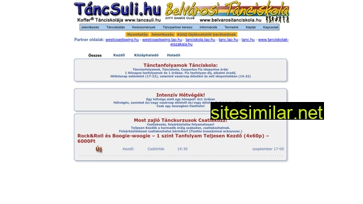 tancsuli.hu alternative sites