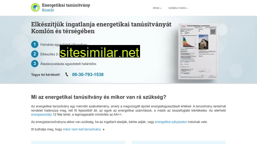 tanusitvany-komlo.hu alternative sites