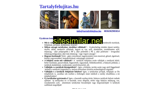 tartalyfelujitas.hu alternative sites