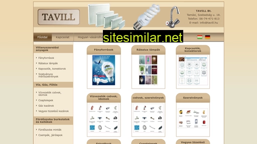 tavill.hu alternative sites