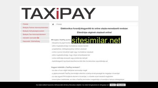 taxipay.hu alternative sites