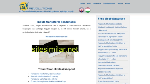 taxrevolutions.hu alternative sites