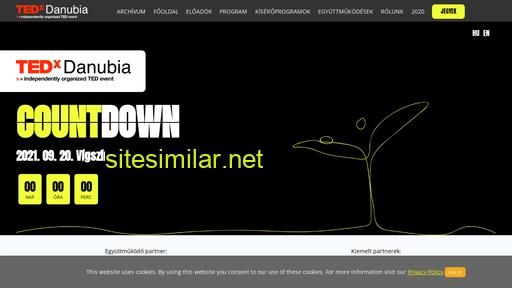 tedxdanubiacountdown.hu alternative sites