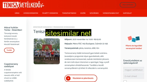 teniszvetelkedo.hu alternative sites