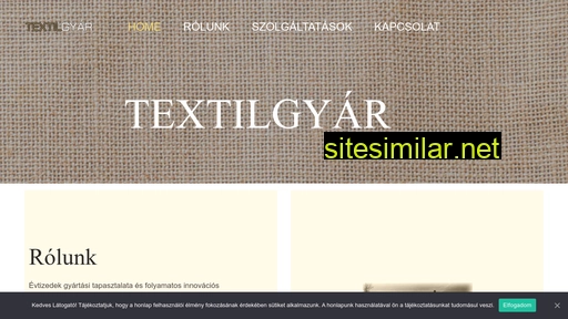 textilgyar.hu alternative sites