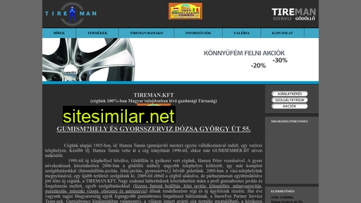 tireman.hu alternative sites