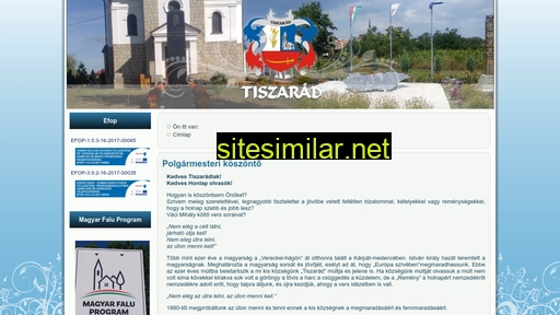 tiszarad.hu alternative sites