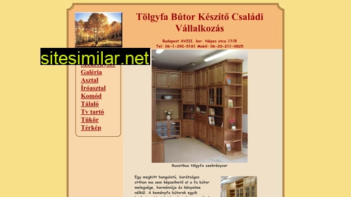 tolgyfabutor.hu alternative sites
