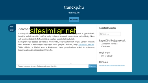 tranexp.info.hu alternative sites