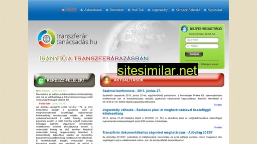 Transzferartanacsadas similar sites
