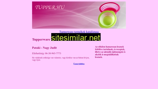 tupper.hu alternative sites