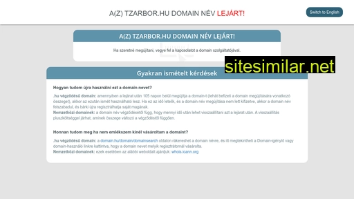 tzarbor.hu alternative sites