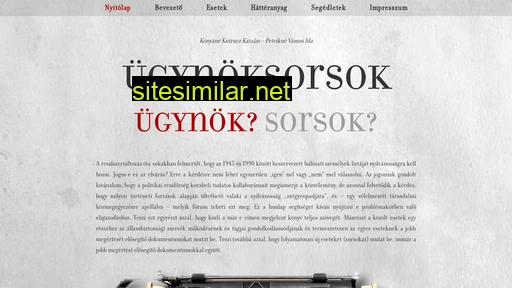ugynoksorsok.hu alternative sites