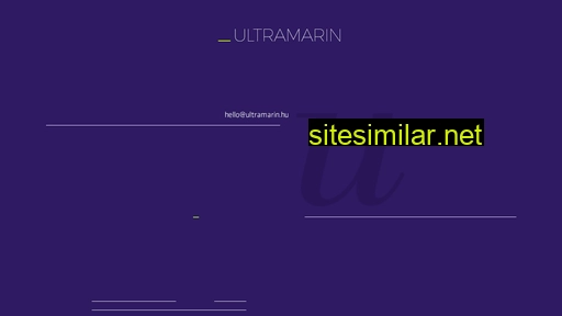 Ultramarin similar sites