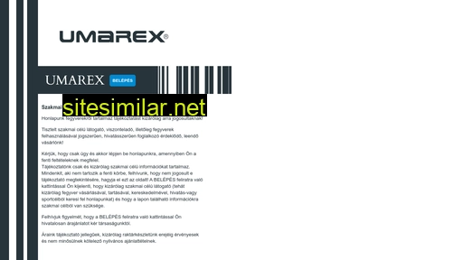 umarex.hu alternative sites