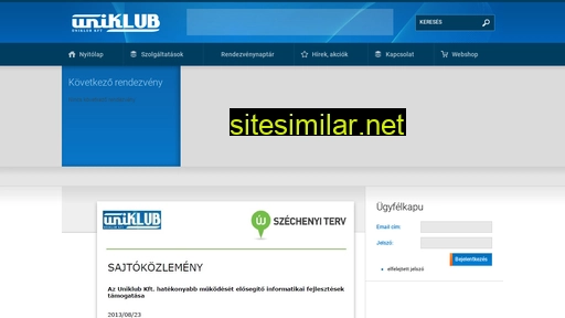 uniklub.hu alternative sites