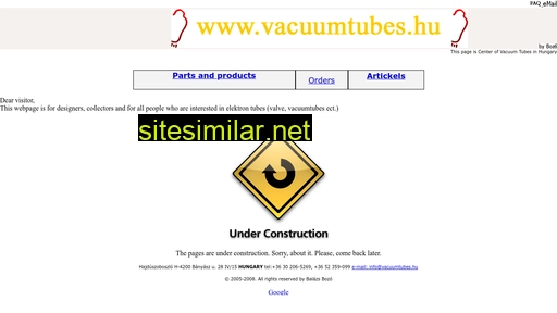 Vacumtubes similar sites