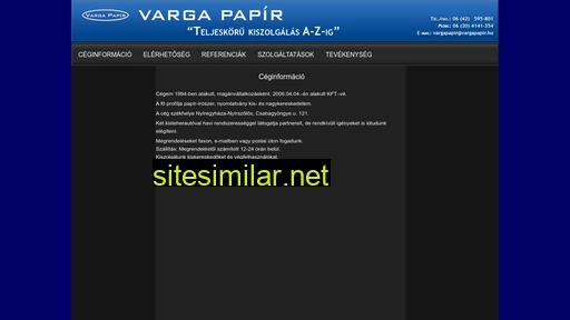 Vargapapir similar sites