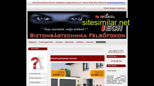 vedelemtechnika.hu alternative sites